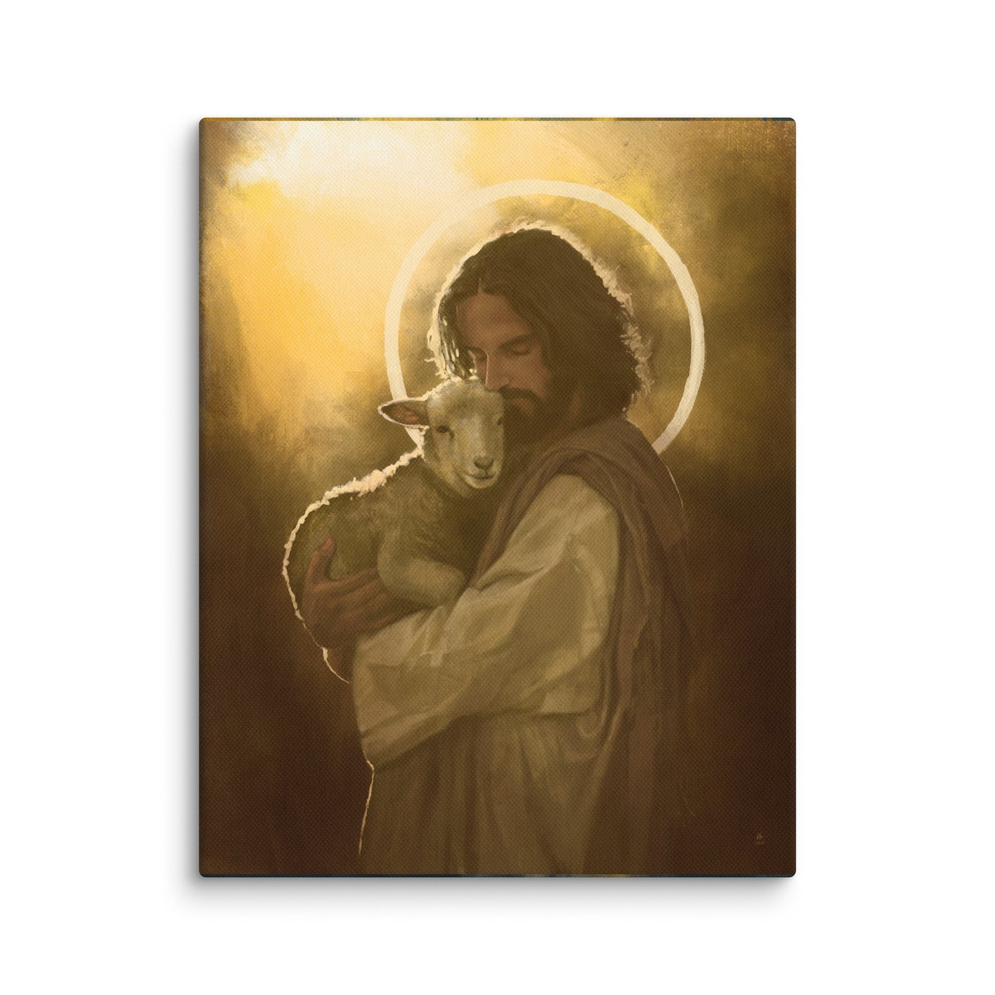 Jesus Holding Lamb – Canvas art print