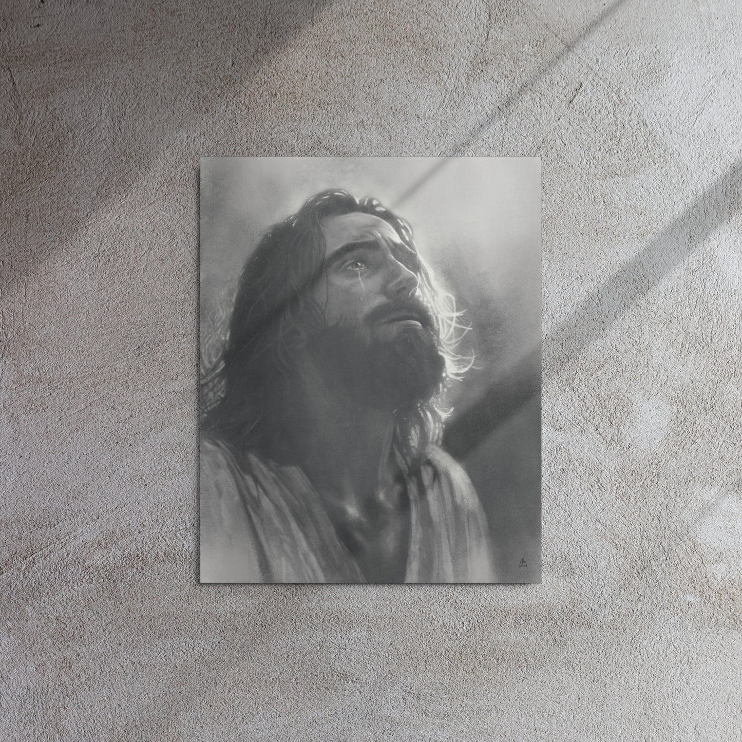 Hopeful Christ (Metal prints)