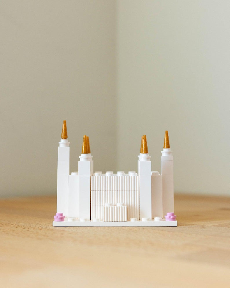 Washington D.C. Temple - Mini Brick Building Kit