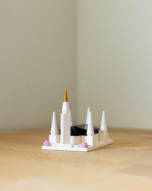 Dallas Texas Temple - Mini Brick Building Kit