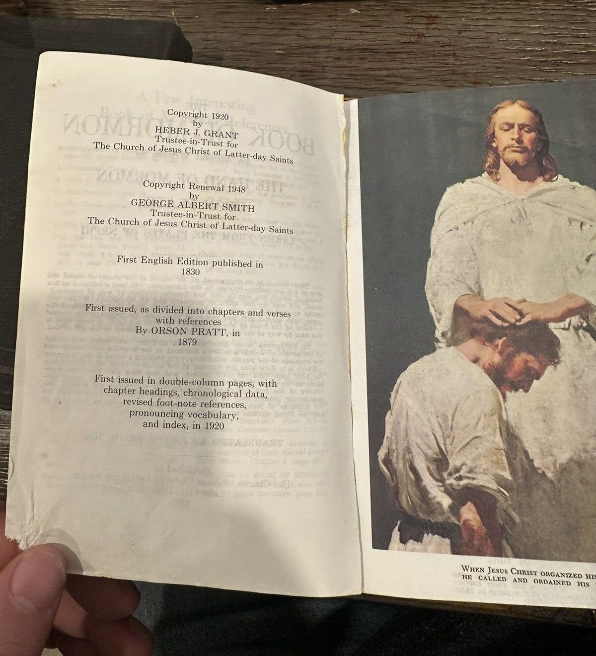 Vintage Book of Mormon Gold Foil Edition