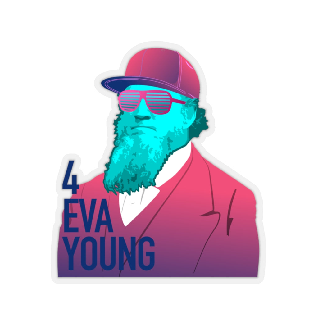 Brigham Young “4 Eva Young“ Sticker
