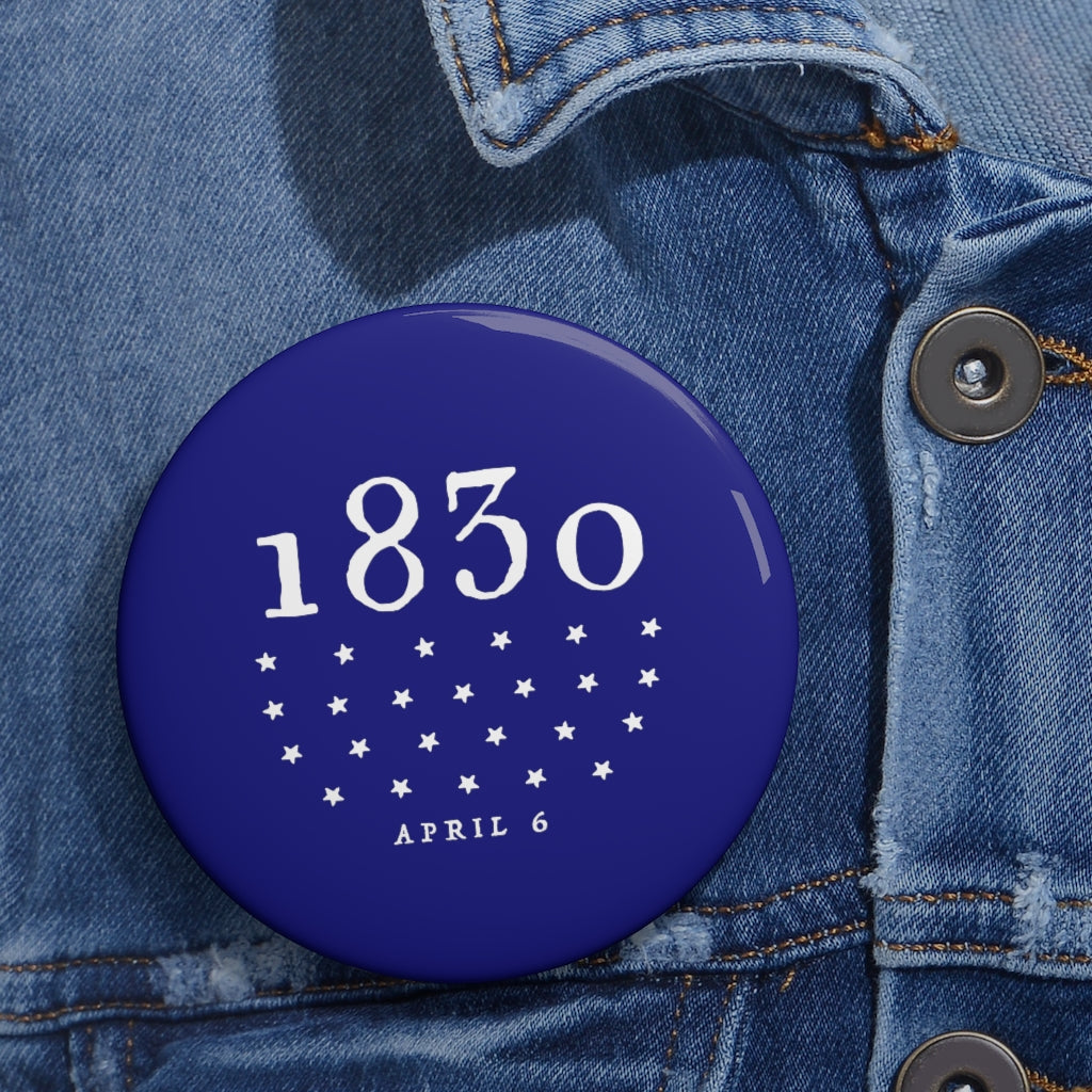 1830 LDS Church Restoration Button