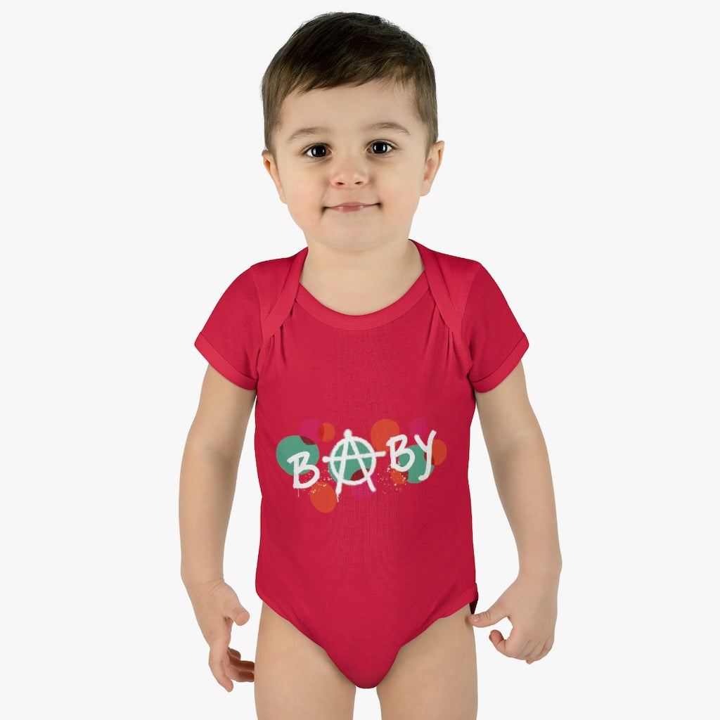 Start A Family - Anarchy Baby Symbol Body Suit