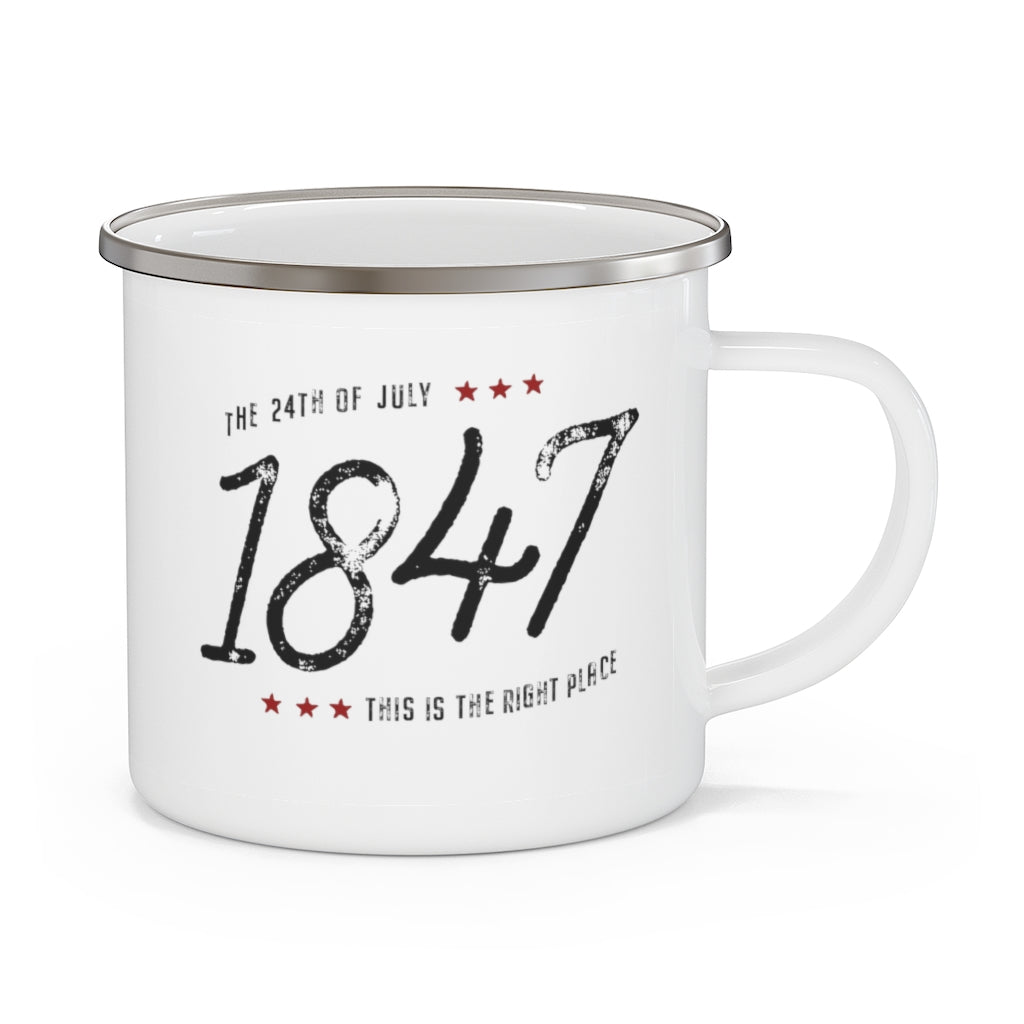 July 24th 1847 Farm Style Enamel Mug