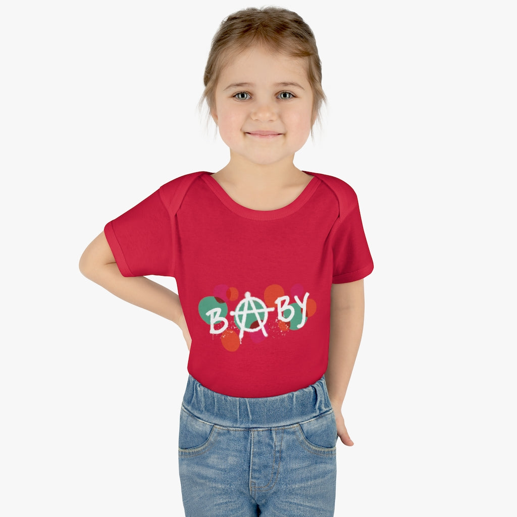 Start A Family - Anarchy Baby Symbol Body Suit