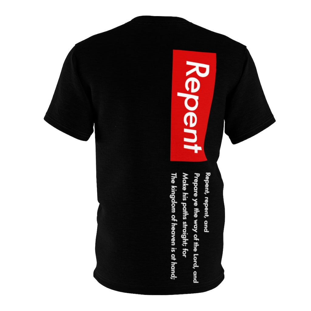 Repent Shirt - Doctrine & Covenants Quote Black T-Shirt