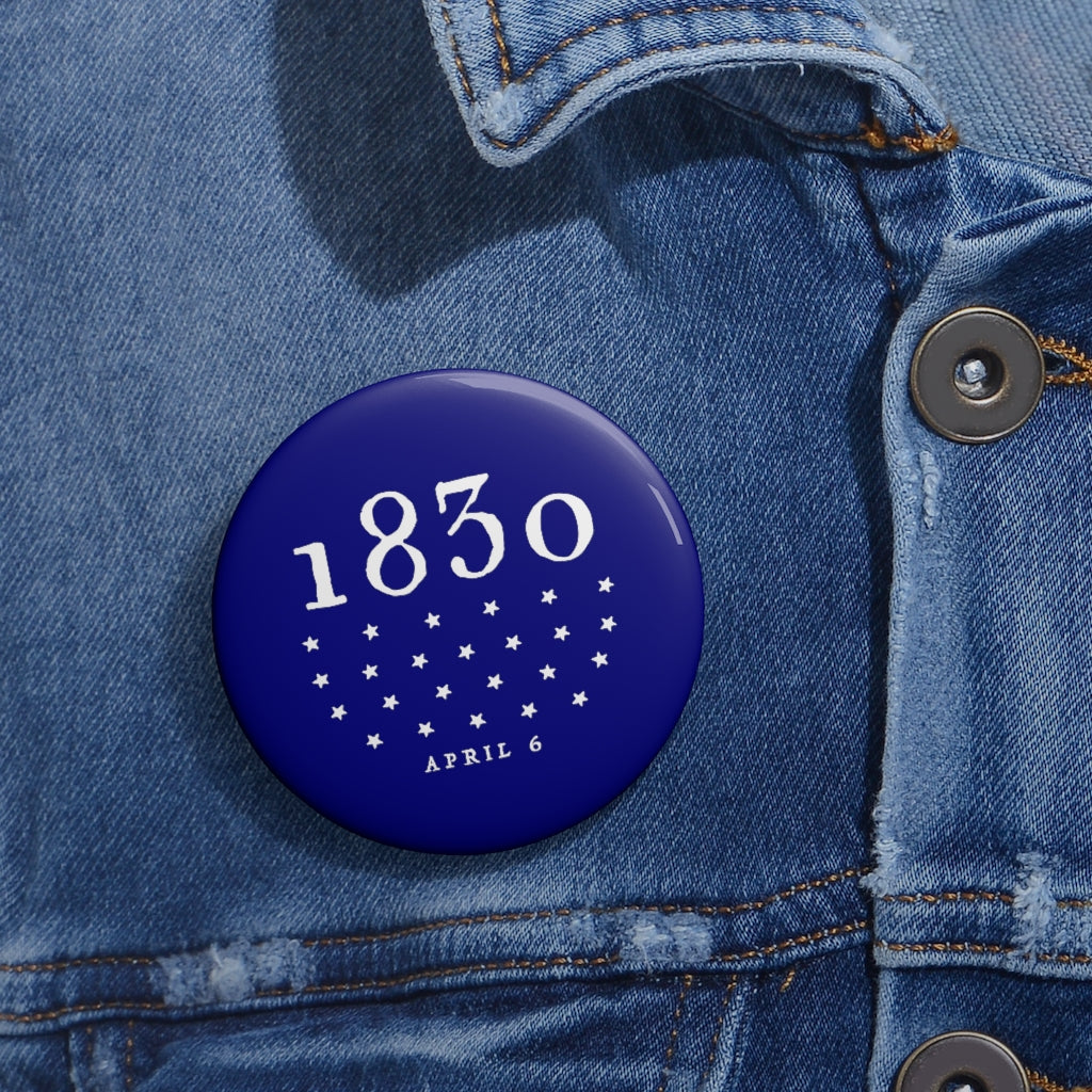 1830 LDS Church Restoration Button