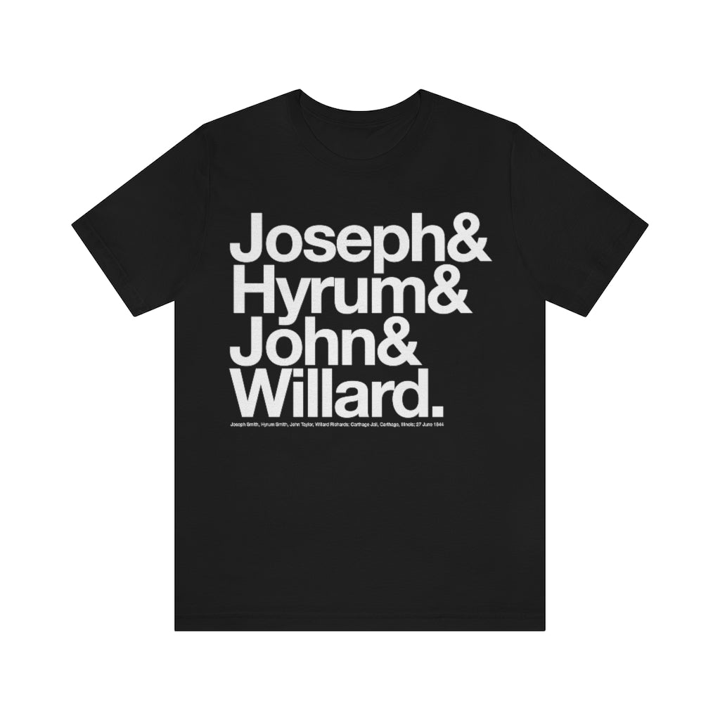 Joseph Smith Shirt - Joseph& Hyrum& John& Willard.