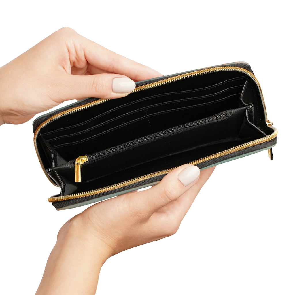 Imagine Wagons Small Zipper Wallet