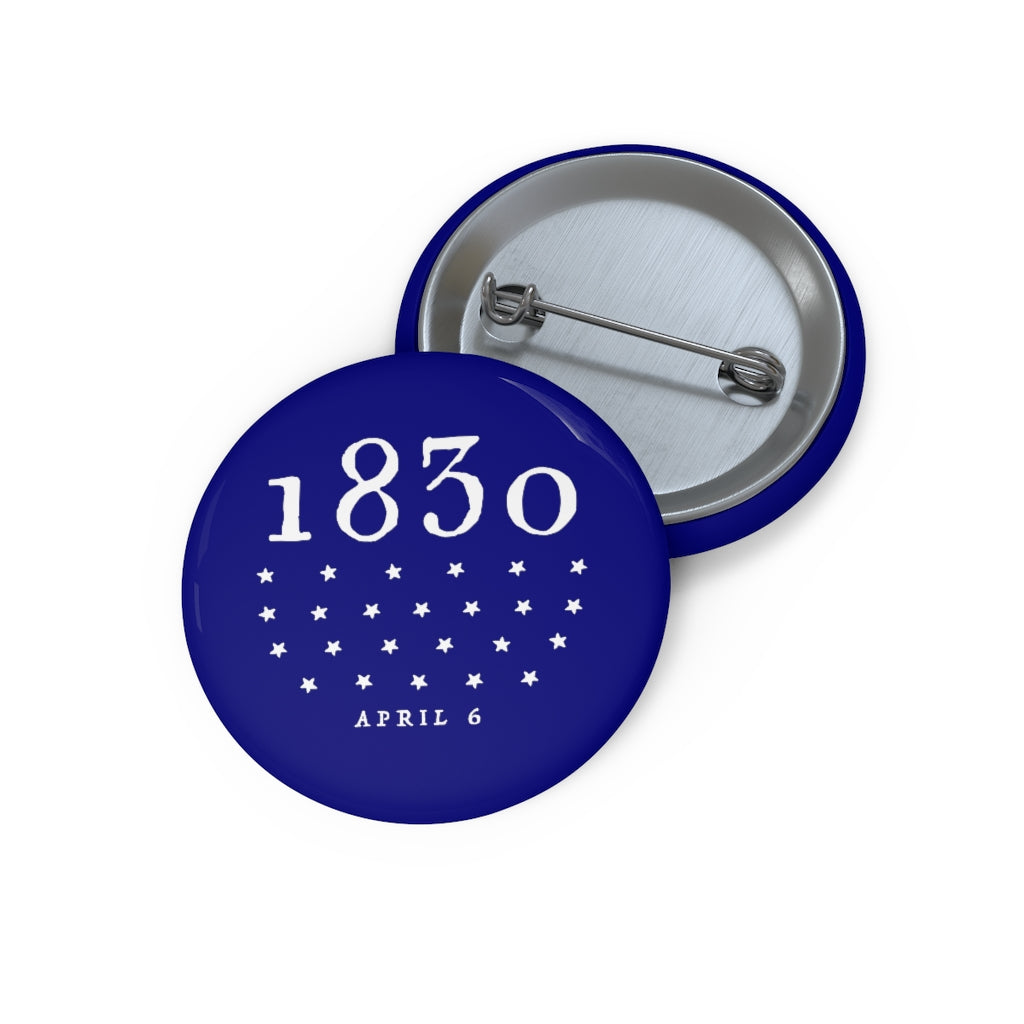 1830 LDS Church Restoration Button