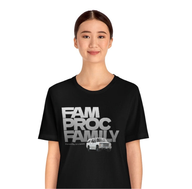 Family Proclamation Shirt with Chevy Suburban