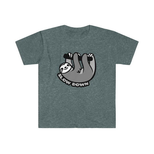 Cute Sloth "Slow Down" T-shirt