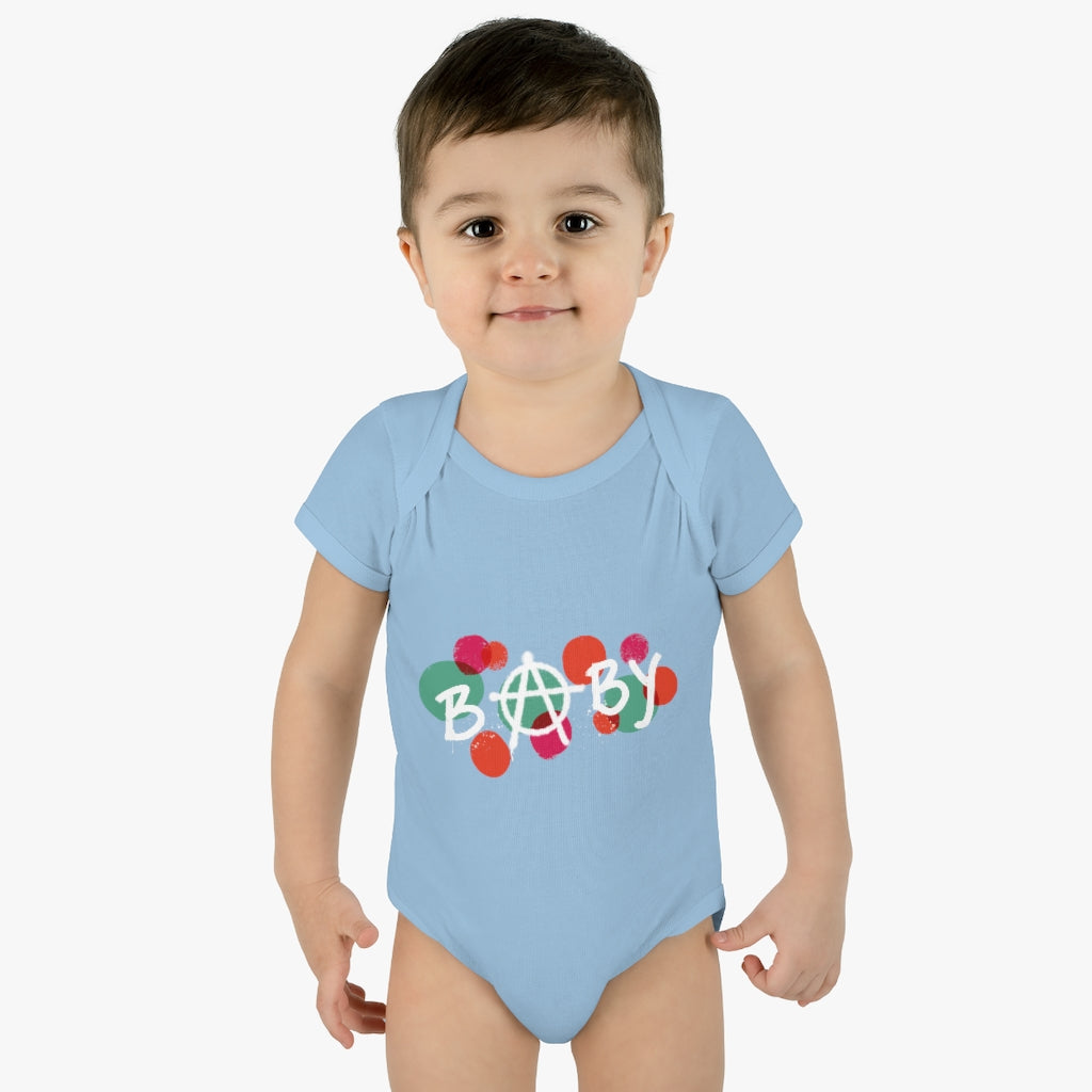 Start A Family - Anarchy Baby Symbol Body Suit