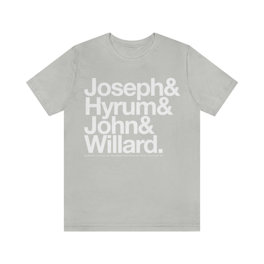 Joseph Smith Shirt - Joseph& Hyrum& John& Willard.