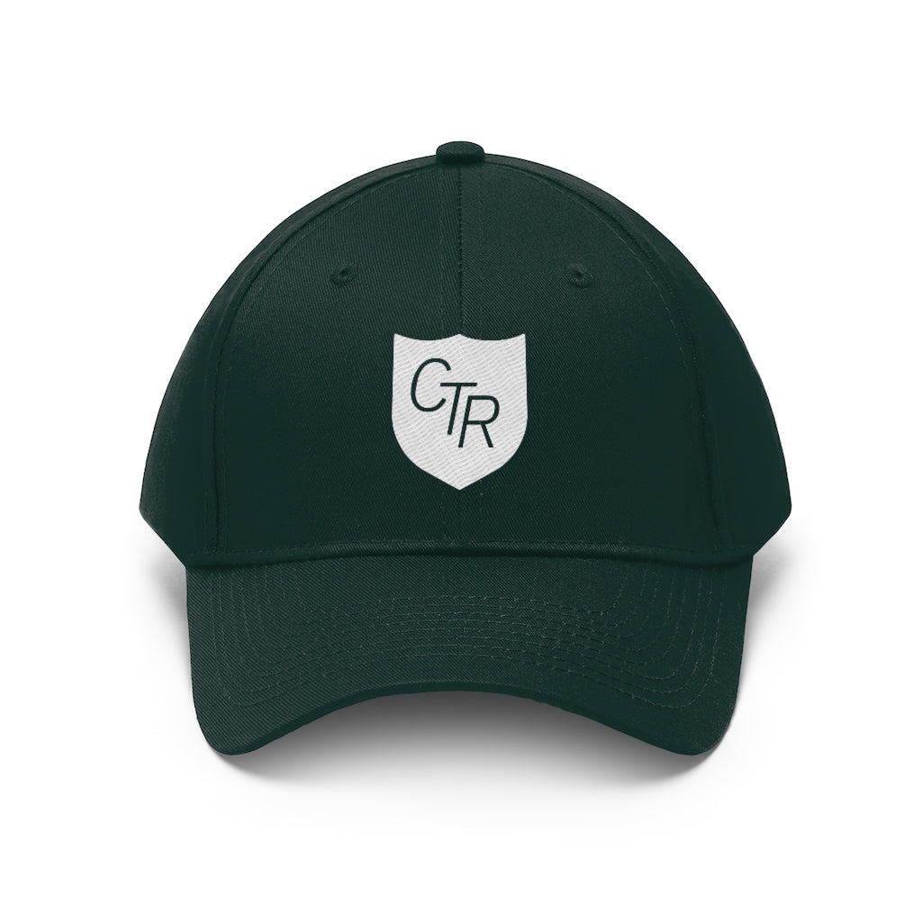 LDS gifts CTR hat - dark green with shield