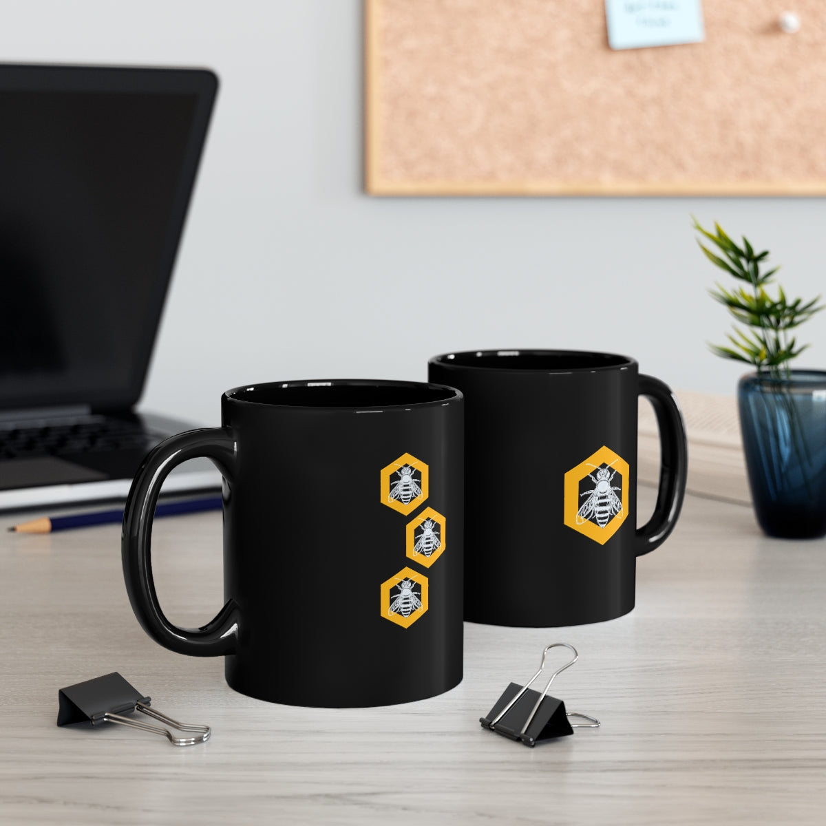 We Believe Honeycomb Ceramic Mug