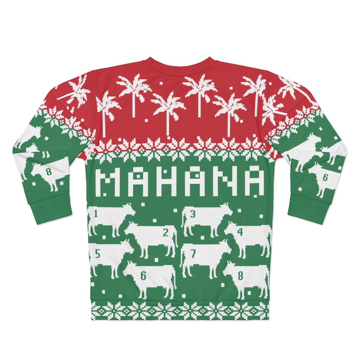Mahana! You Ugly Sweater - Johnny Lingo's 8 Cow Ugly Christmas Sweatshirt