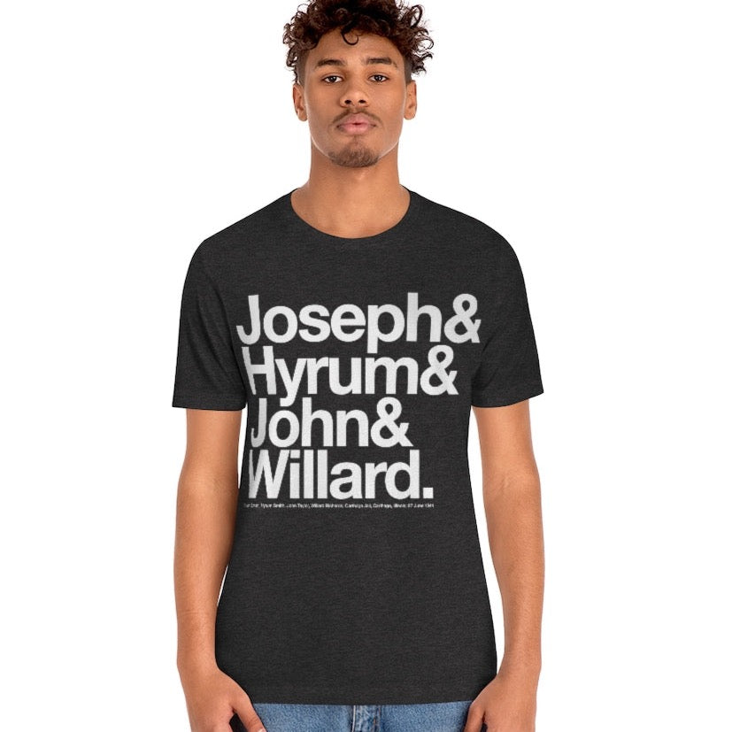 Joseph Smith Shirt - Joseph& Hyrum& John& Willard.