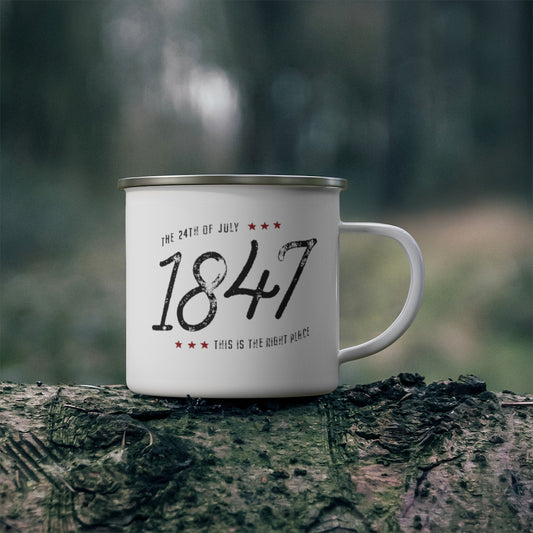 July 24th 1847 Farm Style Enamel Mug
