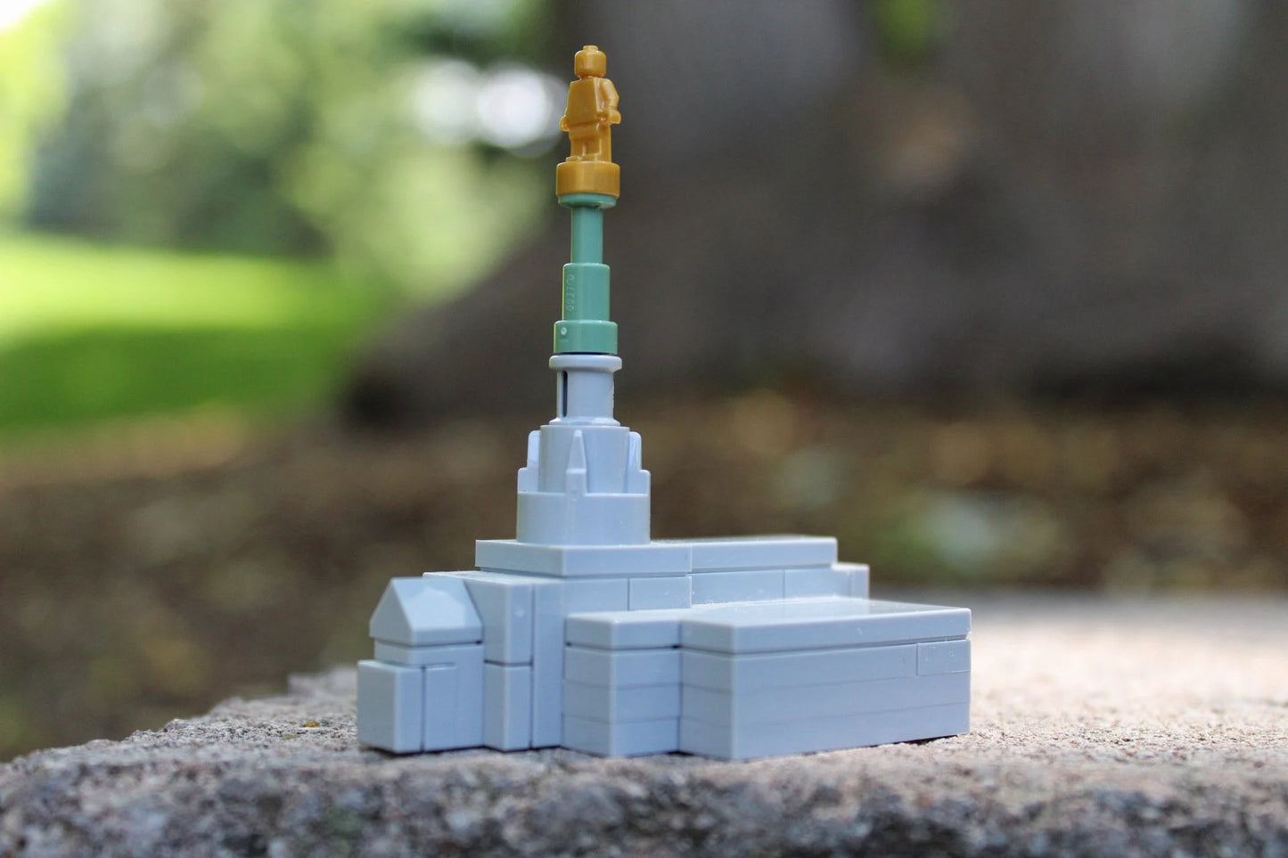 Mini Houston Temple Custom LEGO Building Kit