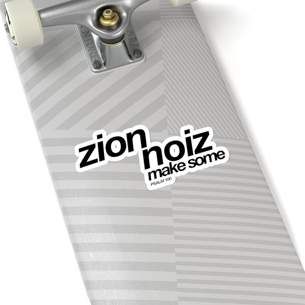 Zion sticker - Zion Noiz: Make Some - Transparent window decal stickers
