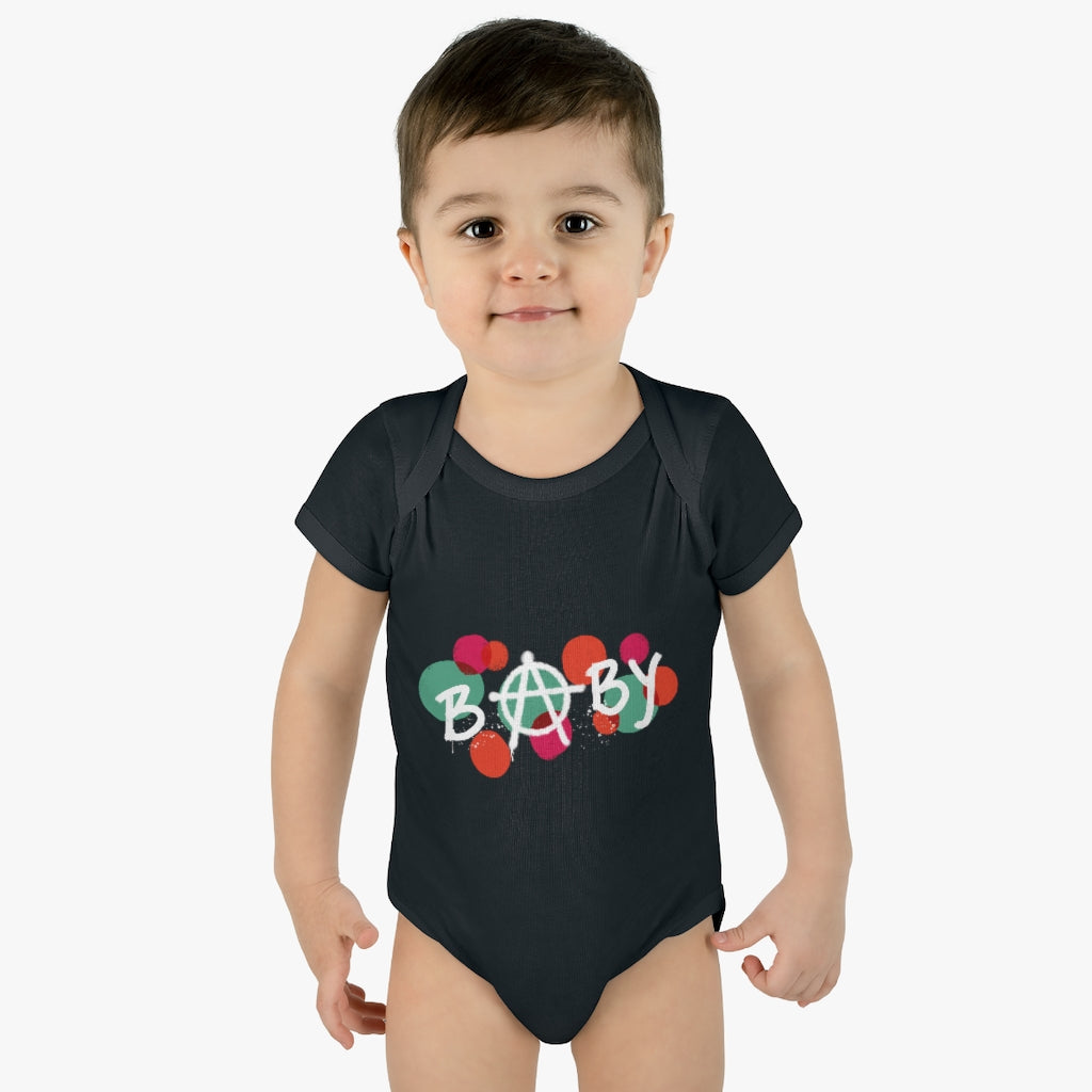 Start A Family - Anarchy Baby Symbol Body Suit