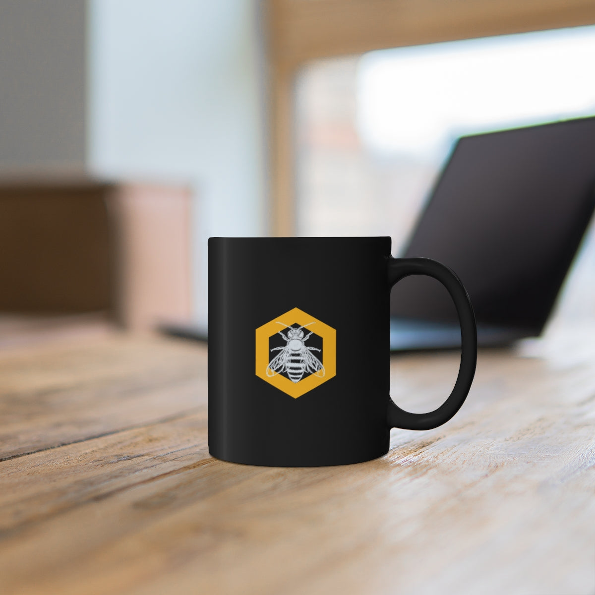 We Believe Honeycomb Ceramic Mug