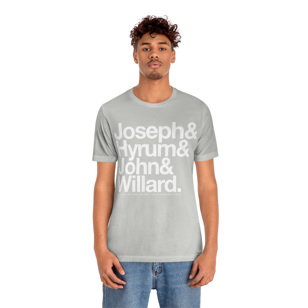 Joseph Smith Shirt - Joseph& Hyrum& John& Willard.