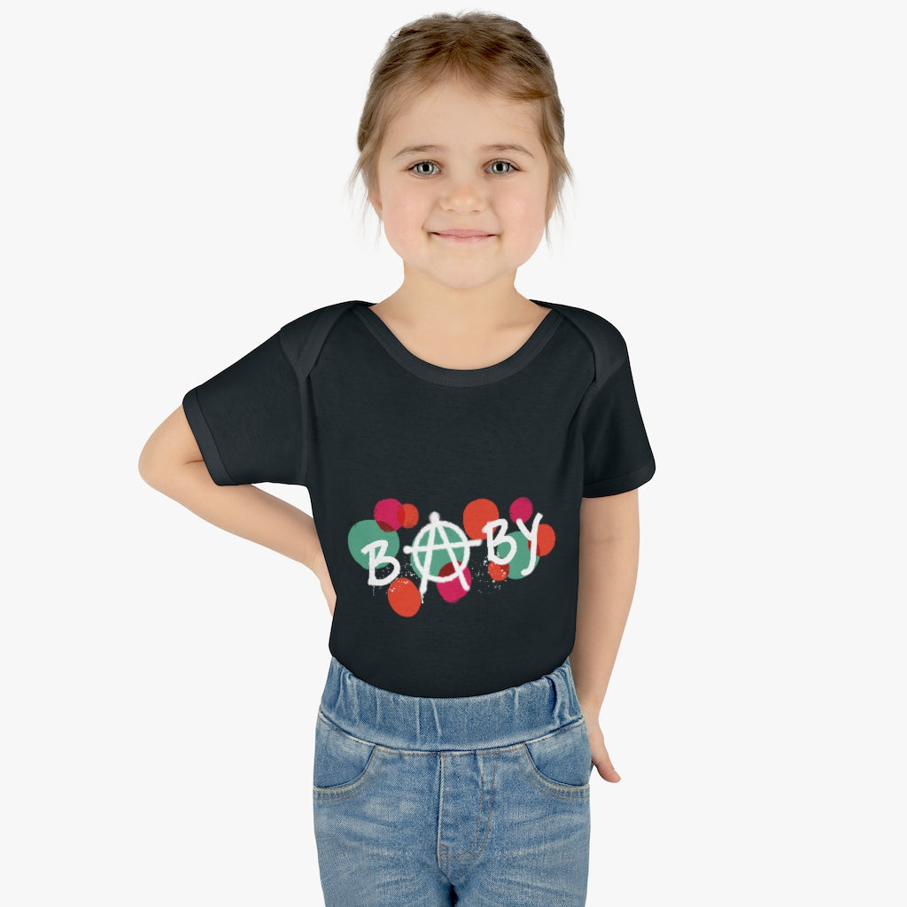 Start A Family - Anarchy Baby Symbol Body Suit