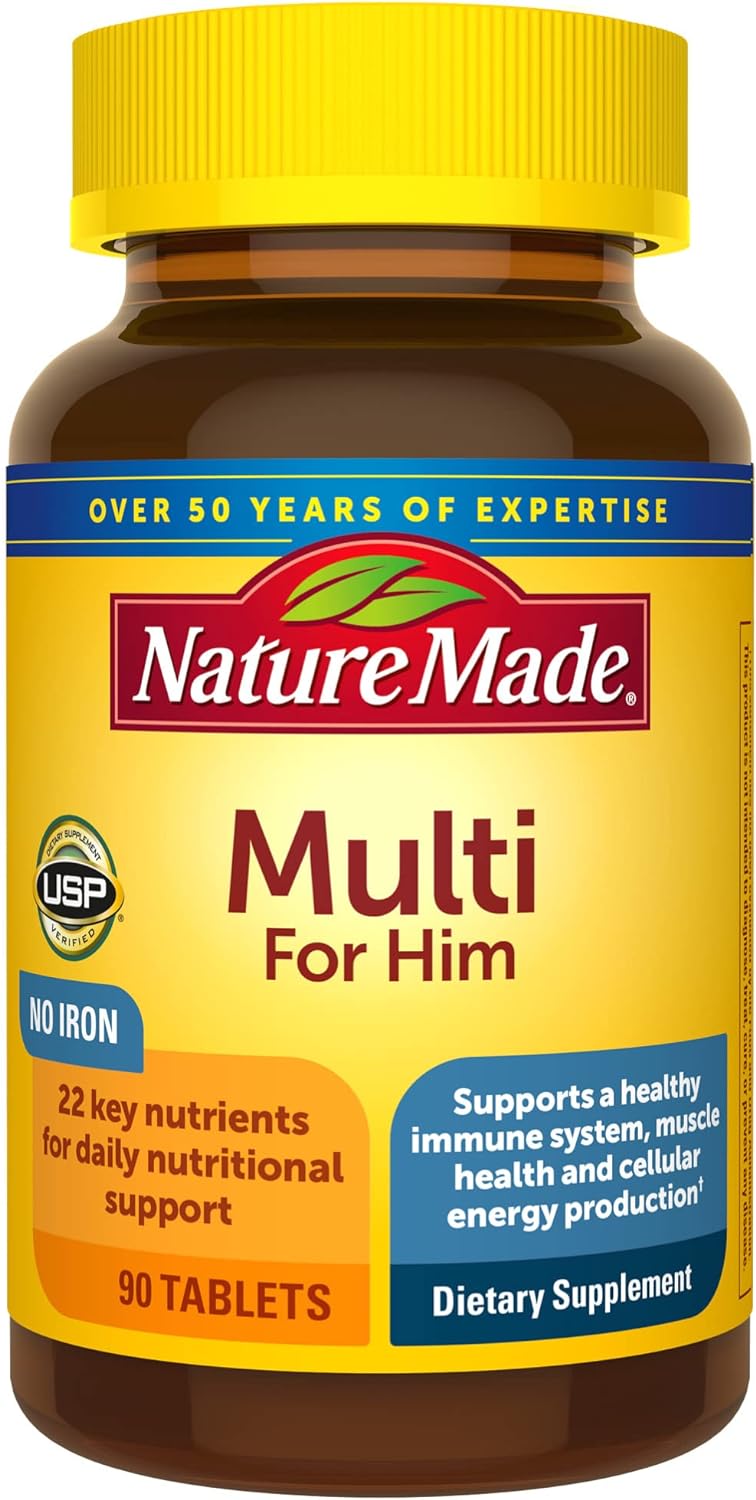 Nature Made Multivitamins for Him