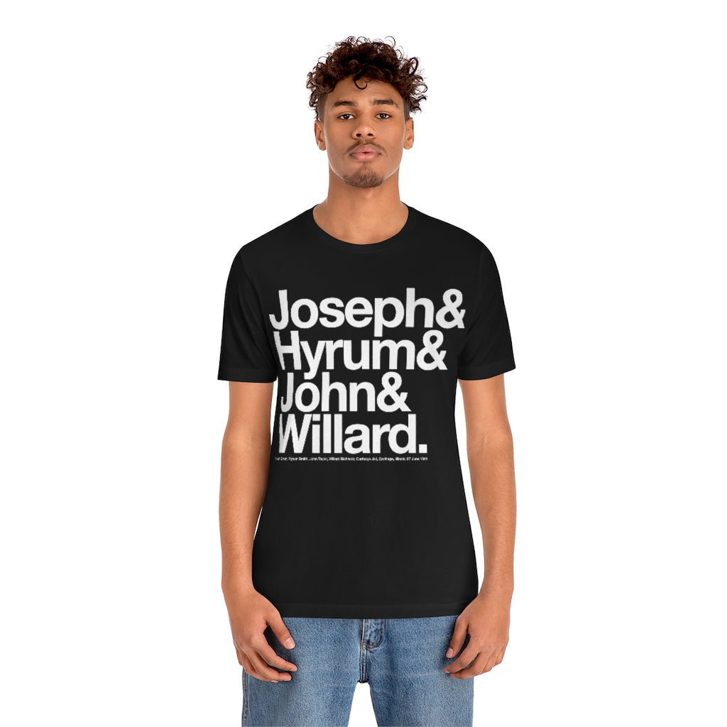 Joseph Smith Shirt - Joseph& Hyrum& John& Willard.