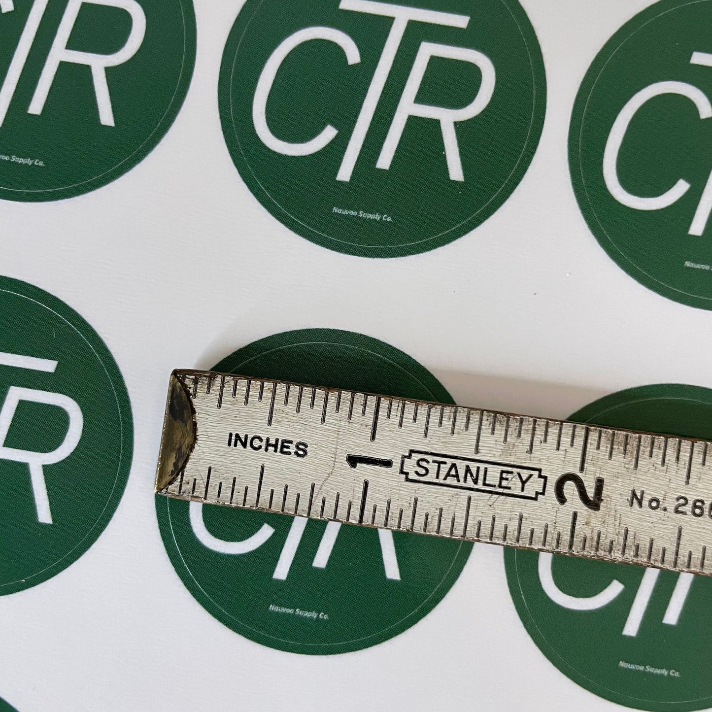 1.5 inch CTR sticker