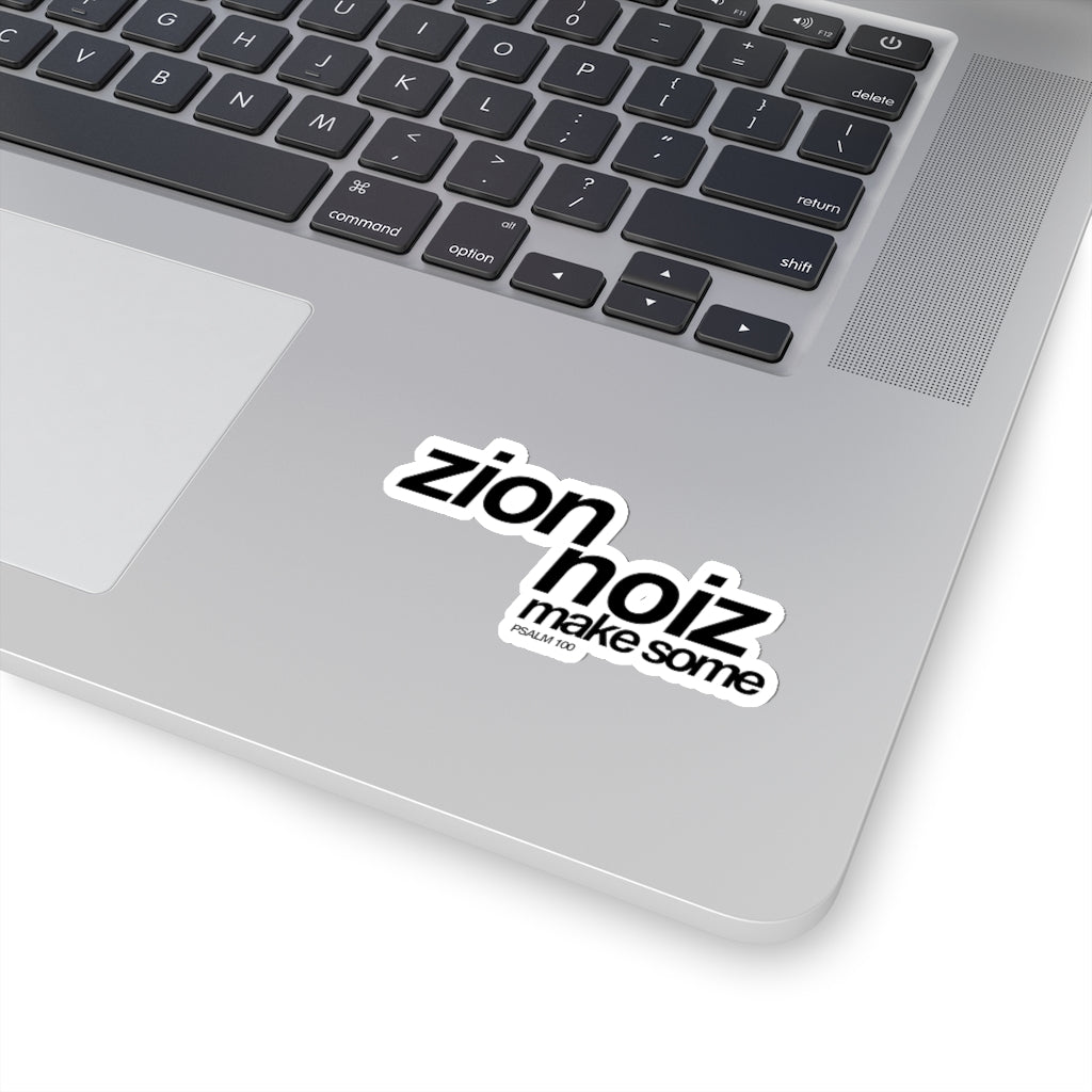 Zion sticker - Zion Noiz: Make Some - Transparent window decal stickers