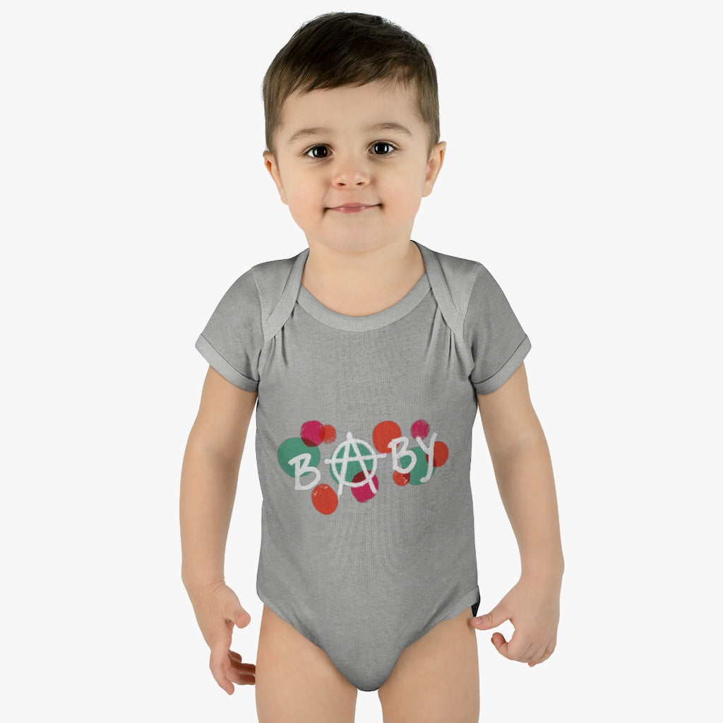 Start A Family - Anarchy Baby Symbol Body Suit