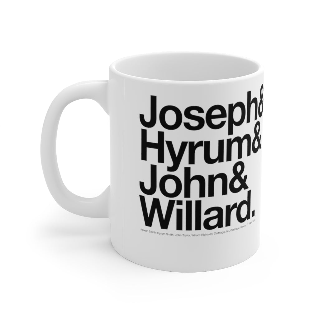 Joseph Smith Mug - Joseph& Hyrum& John& Willard.