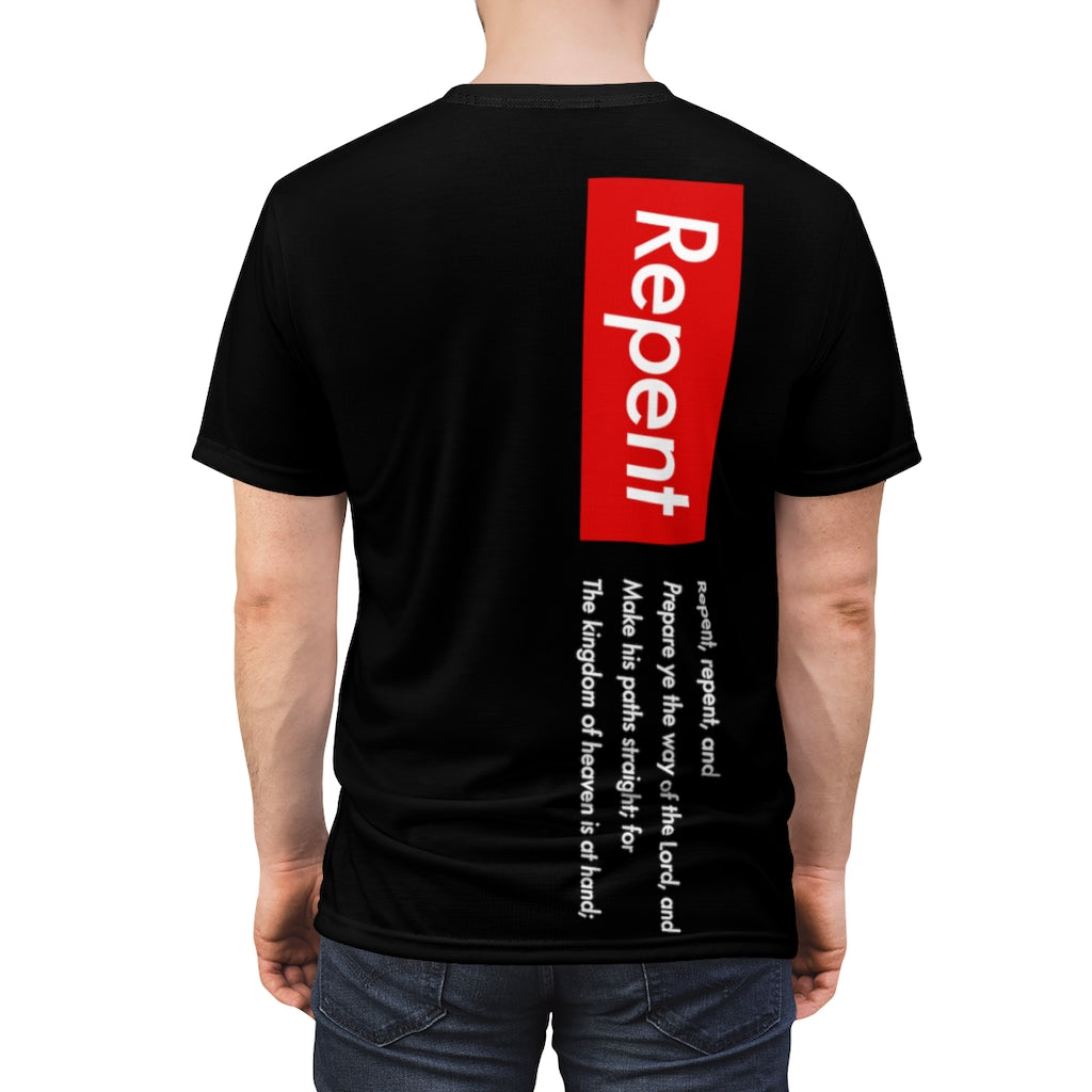Repent Shirt - Doctrine & Covenants Quote Black T-Shirt