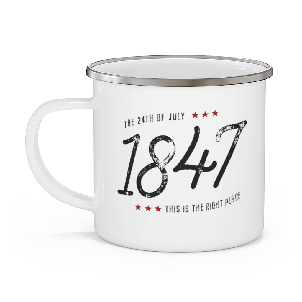 July 24th 1847 Farm Style Enamel Mug