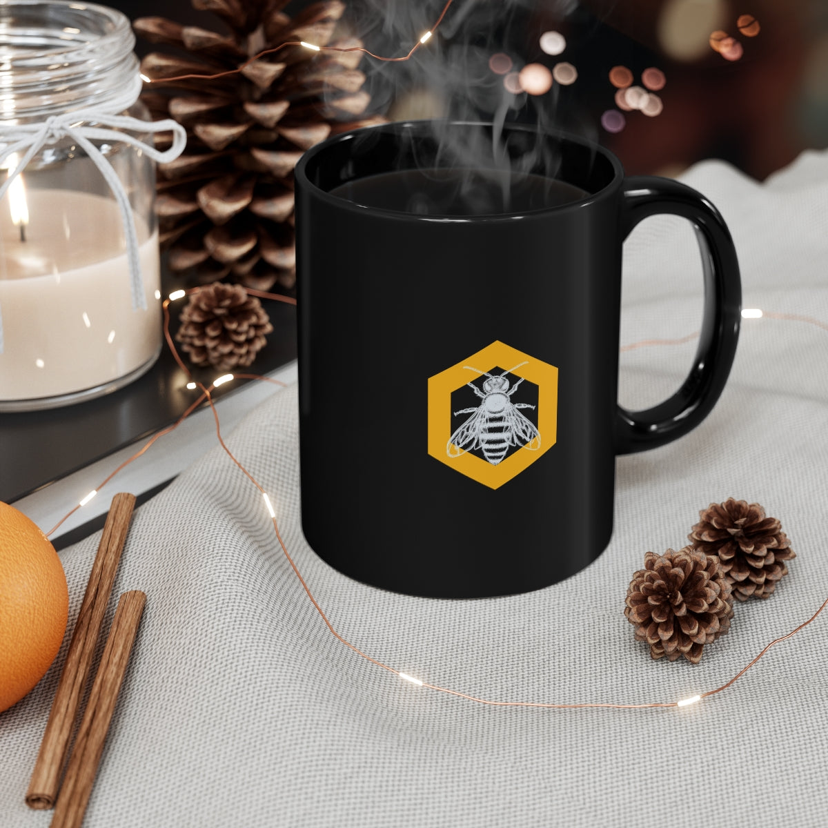 We Believe Honeycomb Ceramic Mug