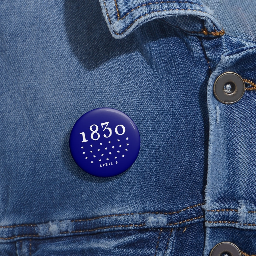 1830 LDS Church Restoration Button