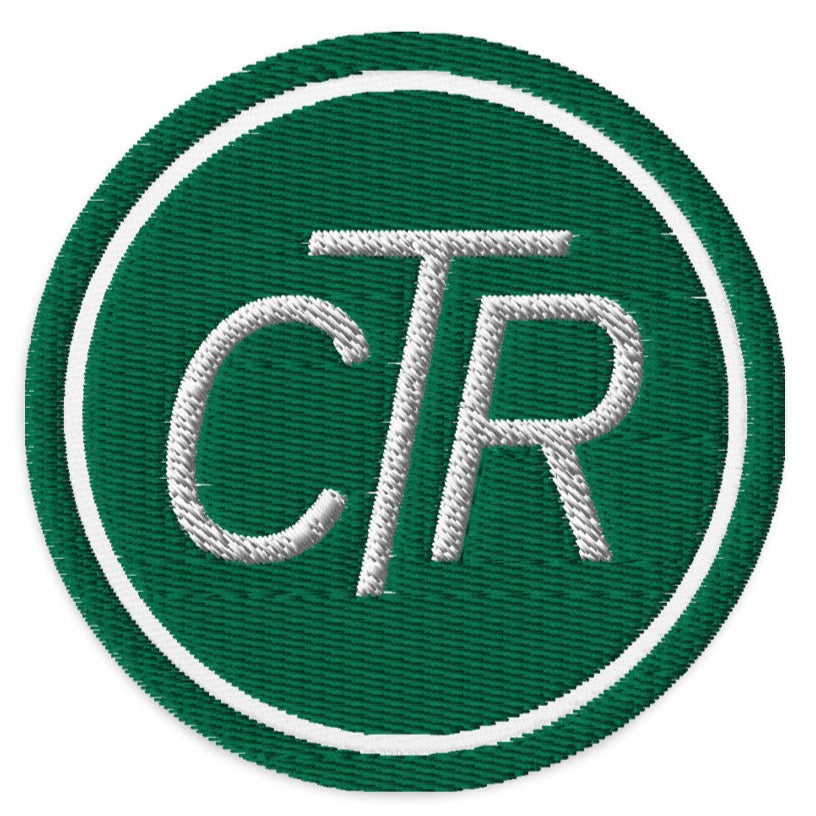 Large Embroidered CTR Patch