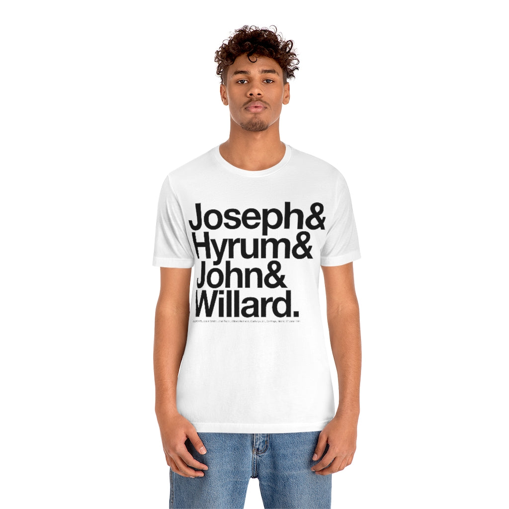 Joseph Smith Shirt - Joseph& Hyrum& John& Willard.