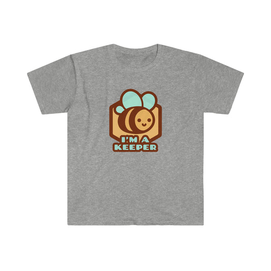 Cute Kawaii Style Bee T-shirt "I'm A Keeper"