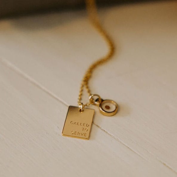 Called to Serve LDS Missionary Necklace, Sister Missionary Gift, Latter Day Saint Mission Jewelry, Christian Jewelry, Missionary Gift Idea