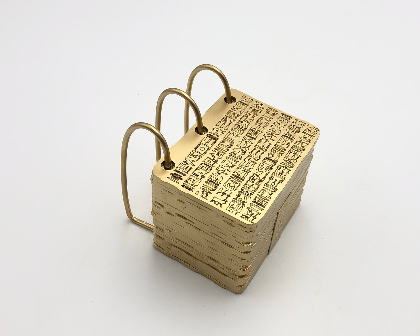 DIY Kit to Build Your Own 1/2 Scale Gold Plates, Wood Laser Cut, Lds Gift, Handcrafted Metal Rings