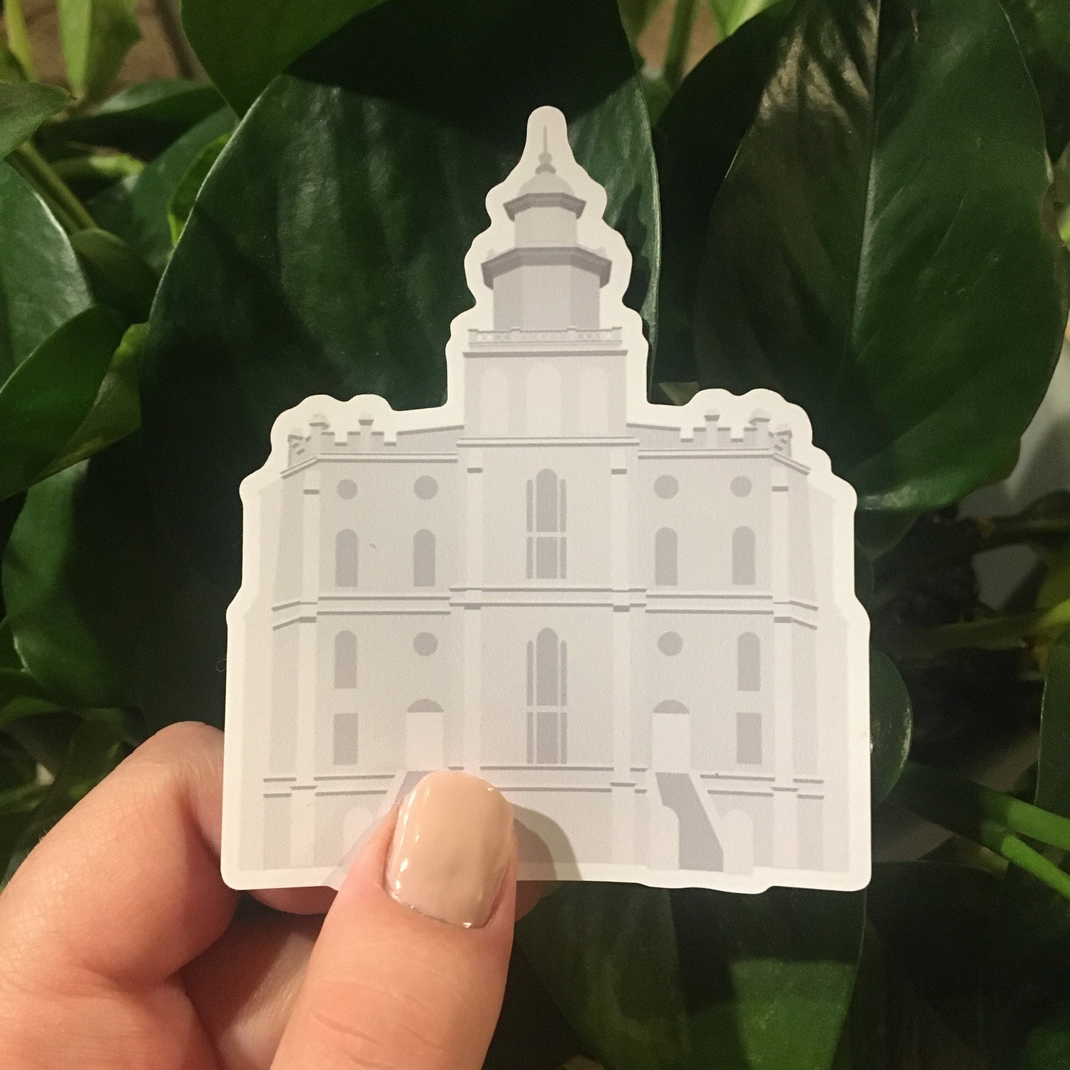 St George Temple Sticker